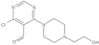 4-Chloro-6-[4-(2-hydroxyethyl)-1-piperazinyl]-5-pyrimidinecarboxaldehyde