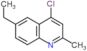 4-chloro-6-ethyl-2-methyl-quinoline