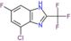 4-chloro-6-fluoro-2-(trifluoromethyl)-1H-benzimidazole