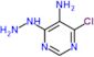 4-chloro-6-hydrazinylpyrimidin-5-amine