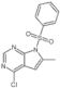 7-Benzenesulfonyl-4-chloro-6-methyl-7H-pyrrolo[2,3-d]pyrimidine