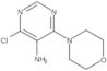 4-Chloro-6-(4-morpholinyl)-5-pyrimidinamine