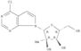 7H-Pyrrolo[2,3-d]pyrimidine,4-chloro-7-(2-C-methyl-b-D-ribofuranosyl)-