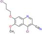 4-chloro-7-(3-chloropropoxy)-6-methoxyquinoline-3-carbonitrile