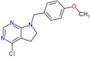 4-chloro-7-[(4-methoxyphenyl)methyl]-5,6-dihydropyrrolo[2,3-d]pyrimidine