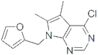 4-CHLORO-7-(2-FURYLMETHYL)-5,6-DIMETHYL-7H-PYRROLO[2,3-D]PYRIMIDINE