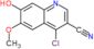 4-chloro-7-hydroxy-6-methoxyquinoline-3-carbonitrile