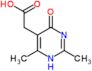 (2,6-dimethyl-4-oxo-1,4-dihydropyrimidin-5-yl)acetic acid