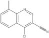 4-Chloro-8-methyl-3-quinolinecarbonitrile