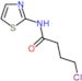 4-chloro-N-(1,3-thiazol-2-yl)butanamide