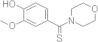 (4-Hydroxy-3-methoxyphenyl)-4-morpholinylmethanethione