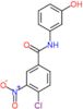 4-chloro-N-(3-hydroxyphenyl)-3-nitrobenzamide