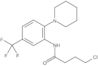 Butanamide, 4-chloro-N-[2-(1-piperidinyl)-5-(trifluoromethyl)phenyl]-