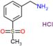 (3-methylsulfonylphenyl)methanamine hydrochloride
