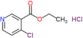 Ethyl 4-chloronicotinate hydrochloride (1:1)