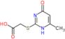 [(6-methyl-4-oxo-1,4-dihydropyrimidin-2-yl)sulfanyl]acetic acid