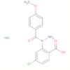 Benzoic acid, 4-chloro-, 1-(4-methoxyphenyl)hydrazide,monohydrochloride