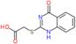 [(4-oxo-1,4-dihydroquinazolin-2-yl)sulfanyl]acetic acid