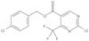 (4-Chlorophenyl)methyl 2-chloro-4-(trifluoromethyl)-5-pyrimidinecarboxylate