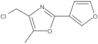 4-(Chloromethyl)-2-(3-furanyl)-5-methyloxazole