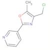 Pyridine, 3-[4-(chloromethyl)-5-methyl-2-oxazolyl]-