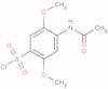 4-acetamido-2,5-dimethoxybenzenesulphonyl chloride