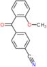 4-[(2-methoxyphenyl)carbonyl]benzonitrile
