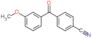 4-(3-Methoxybenzoyl)benzonitrile