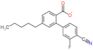 2-(4-cyano-3-fluoro-phenyl)-4-pentyl-benzoate