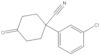 Cyclohexanecarbonitrile, 1-(3-chlorophenyl)-4-oxo-