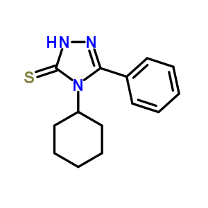 4-Cyclohexyl-2,4-dihydro-5-phenyl-3H-1,2,4-triazole-3-thione