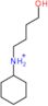 N-(4-hydroxybutyl)cyclohexanaminium