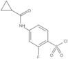 4-[(Cyclopropylcarbonyl)amino]-2-fluorobenzenesulfonyl chloride