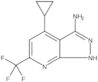 4-Cyclopropyl-6-(trifluoromethyl)-1H-pyrazolo[3,4-b]pyridin-3-amine