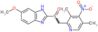 2-{[(3,5-dimethyl-4-nitropyridin-2-yl)methyl]sulfinyl}-6-methoxy-1H-benzimidazole