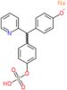 sodium 4-{pyridin-2-yl[4-(sulfooxy)phenyl]methyl}phenolate