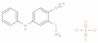 Benzenediazonium, 2-methoxy-4-(phenylamino)-, sulfate (1:1)