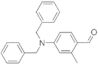 4-Dibenzylamino-2-methylbenzo-aldehyde