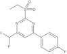 4-(Difluoromethyl)-2-(ethylsulfonyl)-6-(4-fluorophenyl)pyrimidine