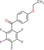 (4-ethoxyphenyl)(pentafluorophenyl)methanone