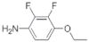 Benzenamine, 4-ethoxy-2,3-difluoro- (9CI)