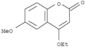 2H-1-Benzopyran-2-one,4-ethoxy-6-methoxy-