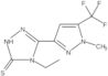 4-Ethyl-2,4-dihydro-5-[1-methyl-5-(trifluoromethyl)-1H-pyrazol-3-yl]-3H-1,2,4-triazole-3-thione