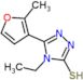 4-ethyl-5-(2-methylfuran-3-yl)-4H-1,2,4-triazole-3-thiol