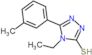 4-Ethyl-2,4-dihydro-5-(3-methylphenyl)-3H-1,2,4-triazole-3-thione