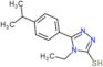 4-Ethyl-2,4-dihydro-5-[4-(1-methylethyl)phenyl]-3H-1,2,4-triazole-3-thione