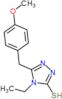 4-ethyl-5-(4-methoxybenzyl)-4H-1,2,4-triazole-3-thiol