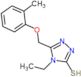 4-ethyl-5-[(2-methylphenoxy)methyl]-2,4-dihydro-3H-1,2,4-triazole-3-thione