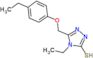 4-Ethyl-5-[(4-ethylphenoxy)methyl]-2,4-dihydro-3H-1,2,4-triazole-3-thione