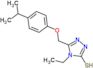 4-ethyl-5-{[4-(propan-2-yl)phenoxy]methyl}-4H-1,2,4-triazole-3-thiol